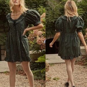 SOLD DOEN Marcela Dress in Forest Parc Monceau